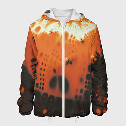 Куртка с капюшоном мужская Коллекция Journey Оранжевый взрыв 126-3 2, цвет: 3D-белый