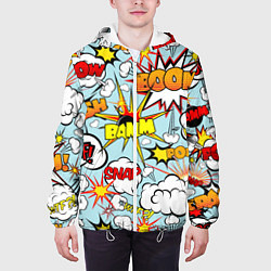Куртка с капюшоном мужская BoOMbiT, цвет: 3D-белый — фото 2