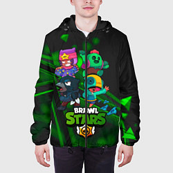 Куртка с капюшоном мужская BRAWL STARS КОМПАНИЯ ИГРА, цвет: 3D-черный — фото 2
