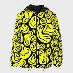 Куртка с капюшоном мужская The Смайлики, цвет: 3D-черный