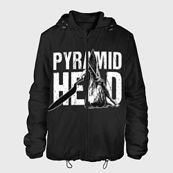 Куртка с капюшоном мужская Pyramid Head, цвет: 3D-черный