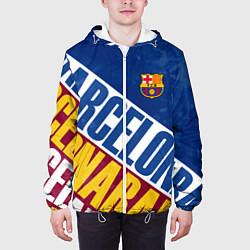 Куртка с капюшоном мужская Barcelona , Барселона, цвет: 3D-белый — фото 2