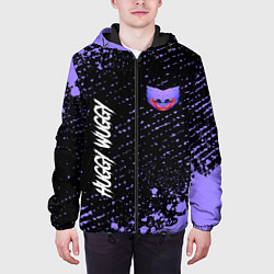 Куртка с капюшоном мужская ХАГИ ВАГИ Краски 7, цвет: 3D-черный — фото 2