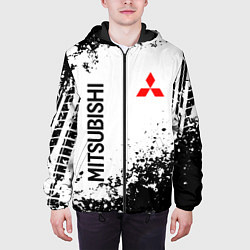 Куртка с капюшоном мужская Mitsubishi Drift, цвет: 3D-черный — фото 2