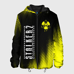 Куртка с капюшоном мужская STALKER 2 Череп Радиация, цвет: 3D-черный
