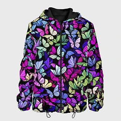 Мужская куртка Витражные бабочки