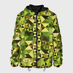Куртка с капюшоном мужская Камуфляж Призма - лес, цвет: 3D-черный