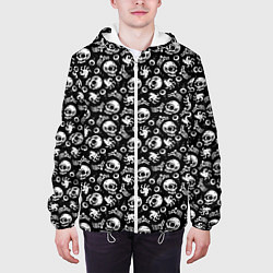 Куртка с капюшоном мужская Skull Eye Bones Hype, цвет: 3D-белый — фото 2