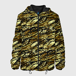 Куртка с капюшоном мужская Цифровой Охотничий Камуфляж, цвет: 3D-черный