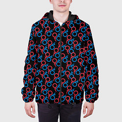 Куртка с капюшоном мужская МарсВенера любовь, цвет: 3D-черный — фото 2