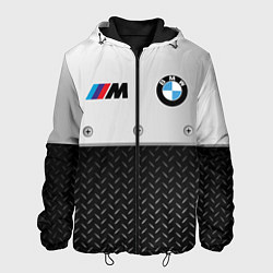 Куртка с капюшоном мужская BMW БМВ СТАЛЬ, цвет: 3D-черный