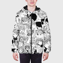 Куртка с капюшоном мужская Обещанный Неверленд pattern, цвет: 3D-черный — фото 2