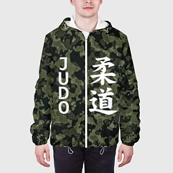 Куртка с капюшоном мужская JUDO МИЛИТАРИ, цвет: 3D-белый — фото 2