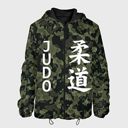 Куртка с капюшоном мужская JUDO МИЛИТАРИ, цвет: 3D-черный