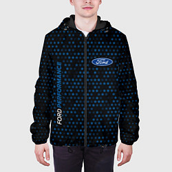 Куртка с капюшоном мужская FORD PERFORMANCE Космос, цвет: 3D-черный — фото 2
