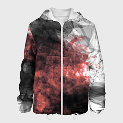 Куртка с капюшоном мужская Огонь и пепел Коллекция Get inspired! N-1-8-n-1-9-, цвет: 3D-белый