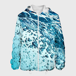 Куртка с капюшоном мужская Wave Pacific ocean, цвет: 3D-белый