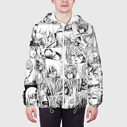 Куртка с капюшоном мужская Сага о Винланде pattern, цвет: 3D-белый — фото 2