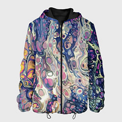 Мужская куртка Не смешавшиеся краски abstract pattern