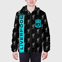 Куртка с капюшоном мужская Ливерпуль арт, цвет: 3D-черный — фото 2