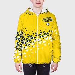 Куртка с капюшоном мужская Football Mosaic, цвет: 3D-белый — фото 2