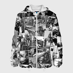 Куртка с капюшоном мужская Assasins creed comix, цвет: 3D-белый