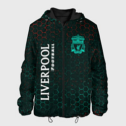 Куртка с капюшоном мужская ЛИВЕРПУЛЬ Football Графика, цвет: 3D-черный
