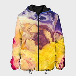 Куртка с капюшоном мужская Тайфун Красок, цвет: 3D-черный
