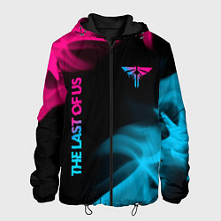 Куртка с капюшоном мужская The Last Of Us Neon Gradient, цвет: 3D-черный