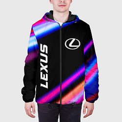 Куртка с капюшоном мужская Lexus Speed Lights, цвет: 3D-черный — фото 2