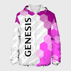 Куртка с капюшоном мужская Genesis Pro Racing, цвет: 3D-белый