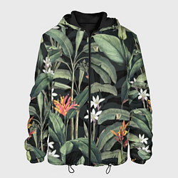 Мужская куртка Цветы Зелёных Джунглей