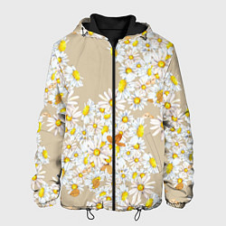 Мужская куртка Букет Нарисованных Цветущих Ромашек