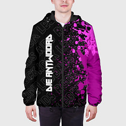 Куртка с капюшоном мужская Die Antwoord rock legends: по-вертикали, цвет: 3D-черный — фото 2