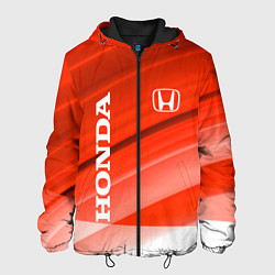 Мужская куртка Хонда - Красно-белая абстракция