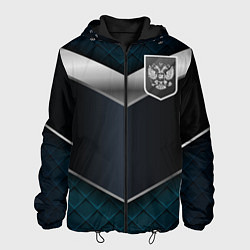 Куртка с капюшоном мужская Silver Russia, цвет: 3D-черный