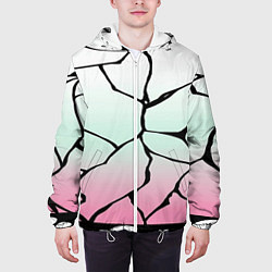 Куртка с капюшоном мужская Шинобу Кочо Кимоно, цвет: 3D-белый — фото 2