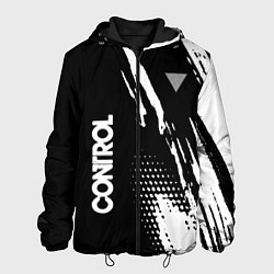 Куртка с капюшоном мужская Control Logo, цвет: 3D-черный
