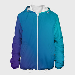 Мужская куртка Градиент - морская глубина