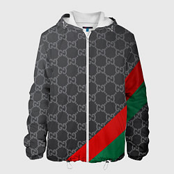 Куртка с капюшоном мужская В стиле gucci, цвет: 3D-белый