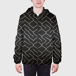 Куртка с капюшоном мужская Black Gold - Лабиринт, цвет: 3D-черный — фото 2