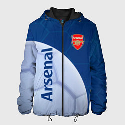Куртка с капюшоном мужская Arsenal Мяч, цвет: 3D-черный
