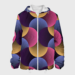 Мужская куртка Абстрактные полосы - оптическая иллюзия