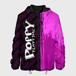 Куртка с капюшоном мужская Poppy Playtime pro gaming: по-вертикали, цвет: 3D-черный