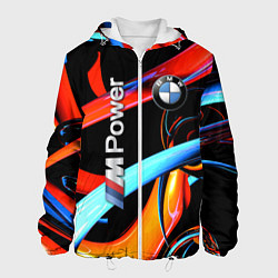 Куртка с капюшоном мужская BMW M Power - Germany, цвет: 3D-белый