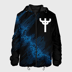 Куртка с капюшоном мужская Judas Priest звуковая волна, цвет: 3D-черный