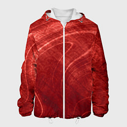 Мужская куртка Текстура - Red wave