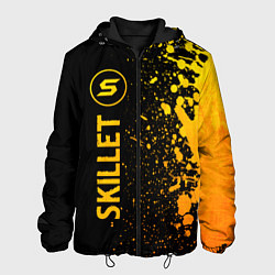 Мужская куртка Skillet - gold gradient: по-вертикали