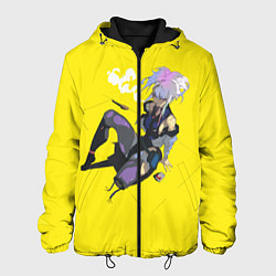 Куртка с капюшоном мужская Люси, ремонтирующая импланты - Киберпанк: Бегущий, цвет: 3D-черный