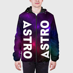 Куртка с капюшоном мужская Astro star, цвет: 3D-черный — фото 2